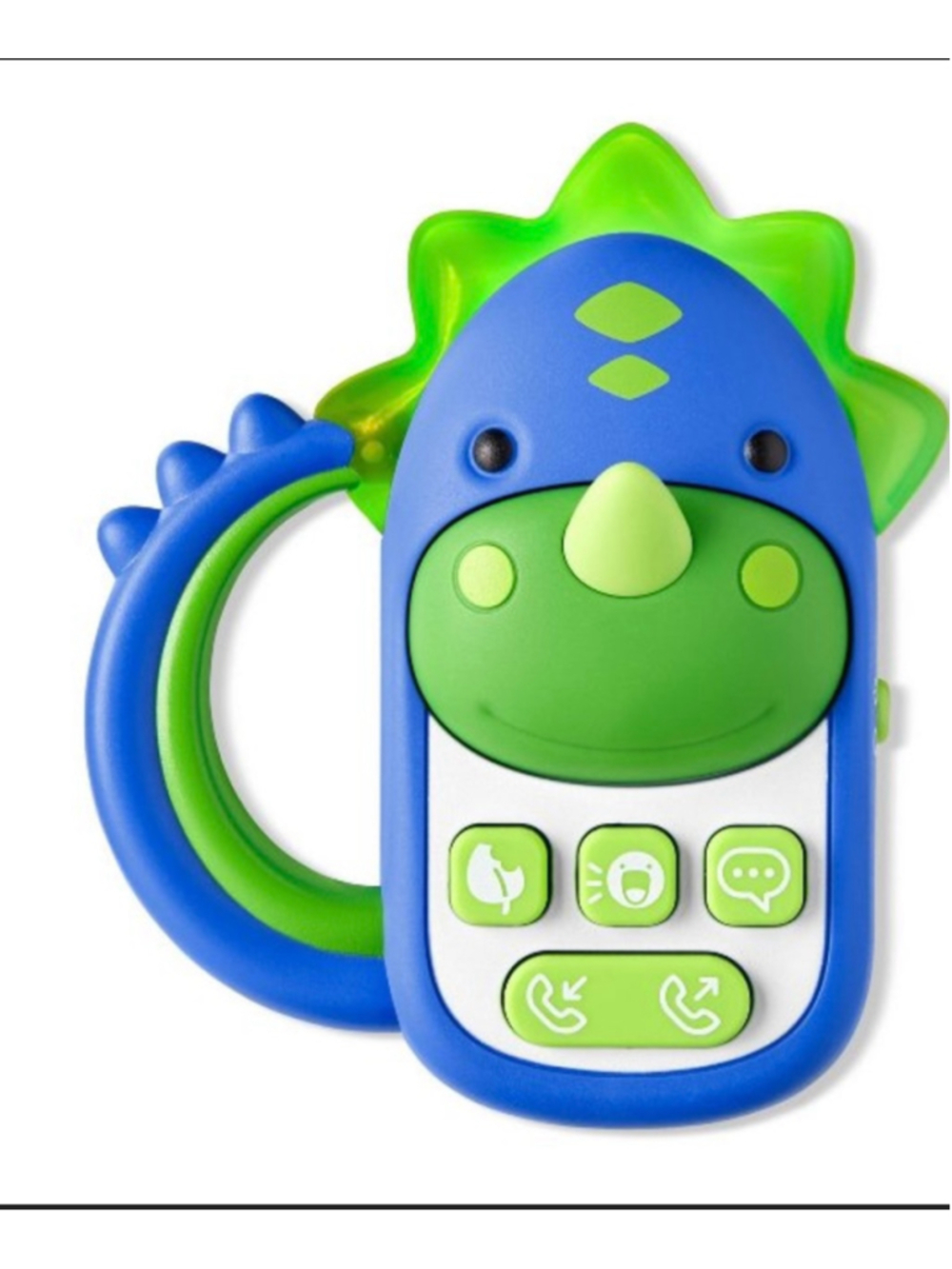 Skip Hop Zoo Dino Phone: Baby Musical Learning Toy, Shapes & Colors Educational